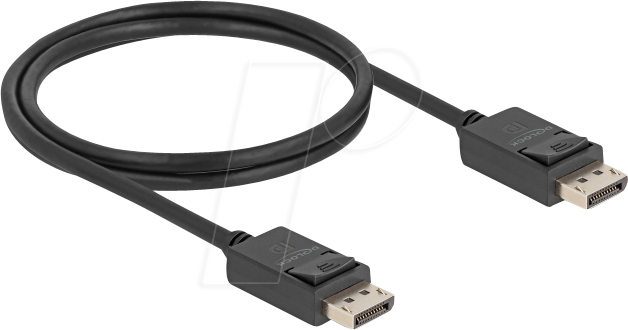 DELOCK 80491 - DisplayPort 2.1 Kabel, 16K 60 Hz / 4K 240Hz, 1,0 m von Delock