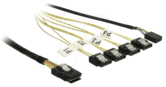 DELOCK 83319 - mini SAS SFF8087>4xSATA7 P.Rev.+Sideb. 1,0m DELOCK 83319 - mini SAS SFF8087>4xSATA7 P.Rev.+Sideb. 1,0m von Delock