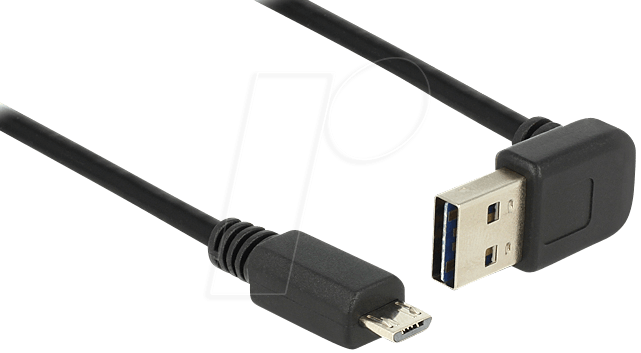 DELOCK 83535 - USB 2.0 Kabel, EASY A Stecker auf Micro B Stecker, 1 m von Delock