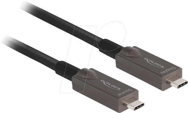 DELOCK 84179 - Optisches USB 3.1-Kabel, C-Stecker, 4K 144 Hz, 15 m von Delock