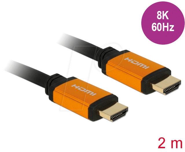 DELOCK 85729 - Ultra High Speed HDMI Kabel 48 Gbps 8K 60 Hz 2,0 m von Delock