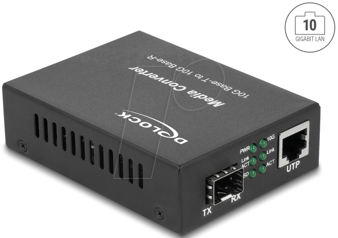 DELOCK 86861 - Medienkonverter, 10 Gigabit Ethernet, SFP+ von Delock