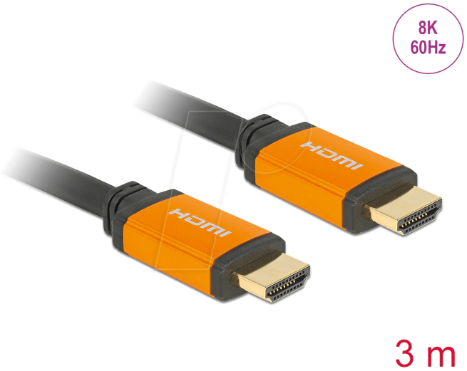 DELOCK 86987 - HDMI Kabel 48 GBit/s, 3 m von Delock