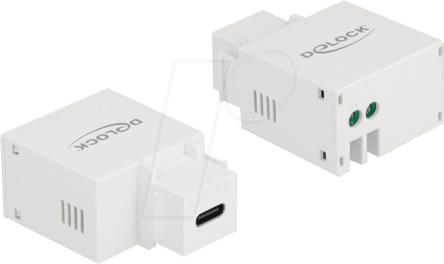 DELOCK 87792 - Keystone Modul USB Type-C™ Ladebuchse 2,1 A, weiß von Delock