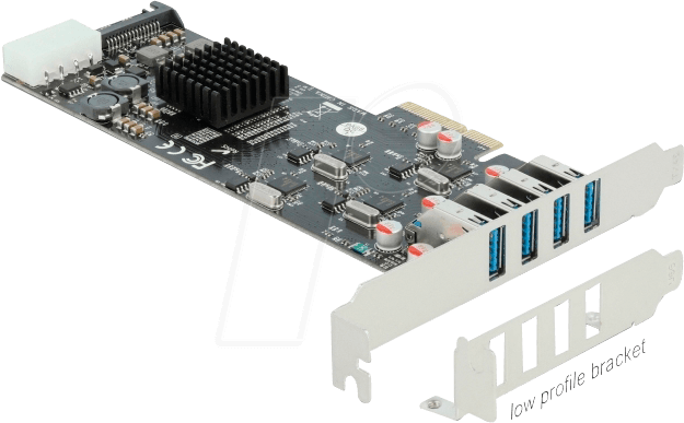 DELOCK 89008 - PCIe x4 > 4 x extern USB 3.0 Typ-A DELOCK 89008 - PCIe x4 > 4 x extern USB 3.0 Typ-A von Delock