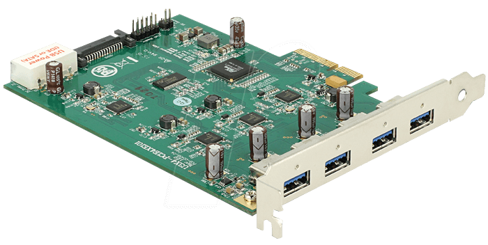 DELOCK 89325 - USB-Controller, PCIe x4 IOI > 4x USB 3.0 von Delock