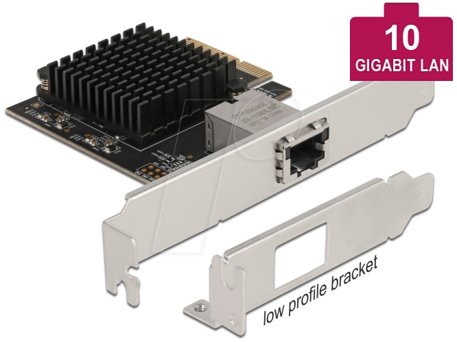 DELOCK 89383 - Netzwerkkarte, PCI Express, 10 Gigabit Ethernet, 1x RJ45 von Delock
