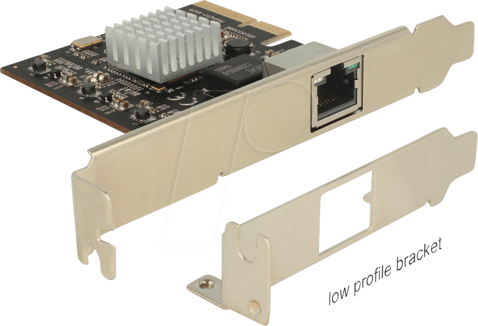 DELOCK 89654 - Netzwerkkarte, PCI Express, 10 Gigabit Ethernet, 1x RJ45 von Delock