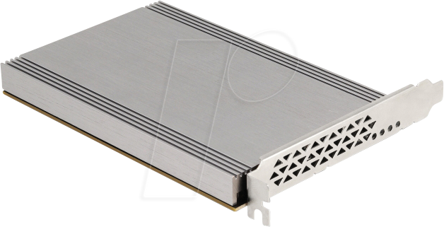 DELOCK 90210 - PCIe x16 > 4x M.2 NVMe, Bifurcation, Kühlkörper von Delock