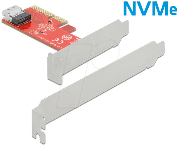 DELOCK 90483 - PCI Express x4 Karte > intern SFF-8654 4i, Low Profile-fähig von Delock