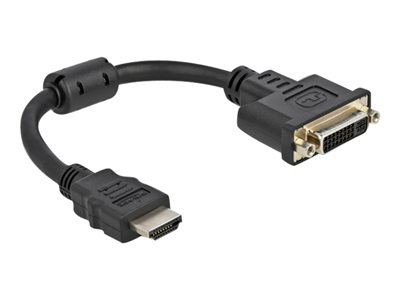 DELOCK Adapter HDMI St > DVI 24+5 Bu 4K 30Hz 0,20m DELOCK Adapter HDMI St > DVI 24+5 Bu 4K 30Hz 0,20m von Delock