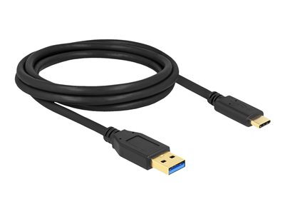 DELOCK Adapter SuperSpeed USB 3.2 Gen2 Kabel Typ-A >USB-C 2m von Delock