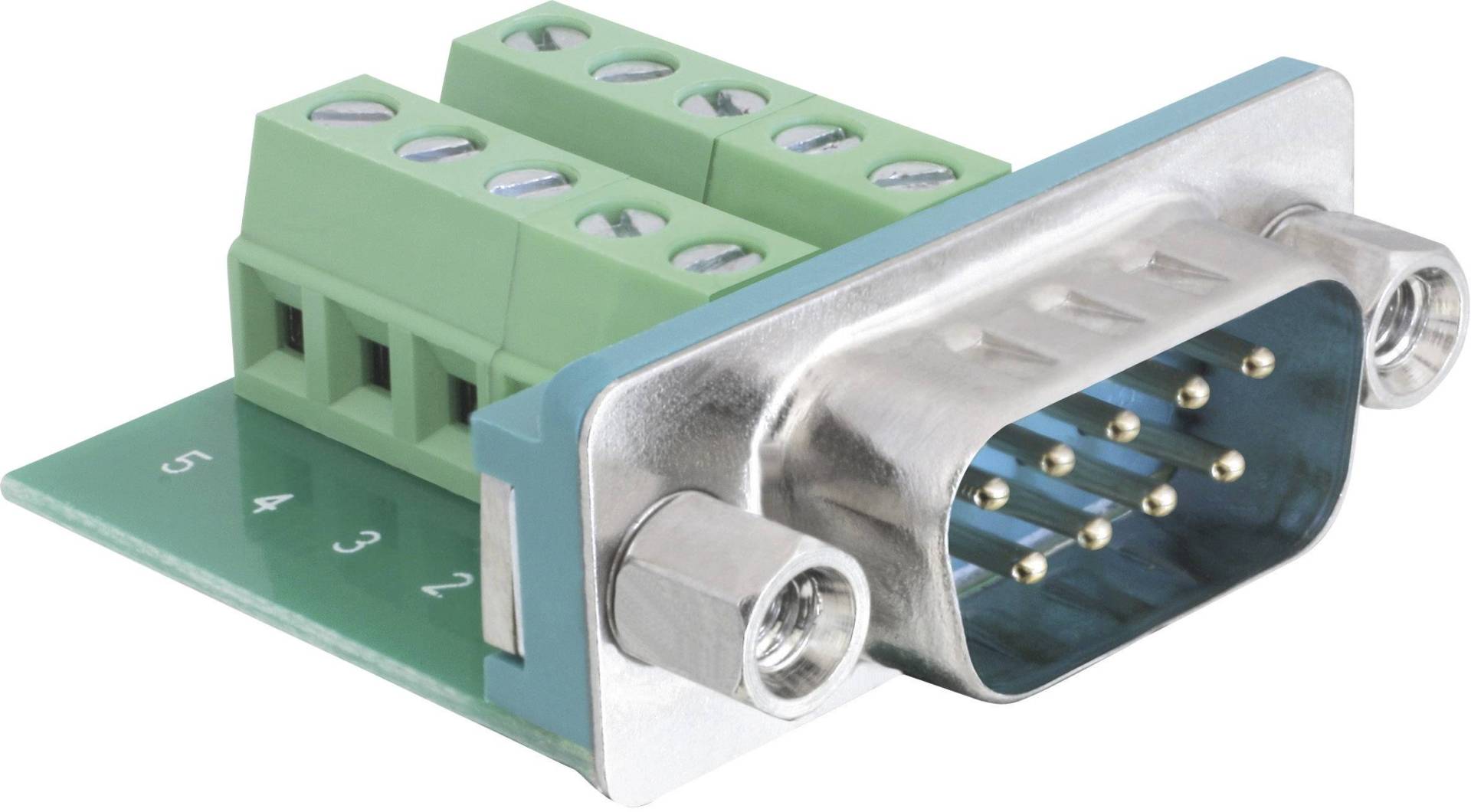 DELOCK Adapter Terminalblock 10Pin -> D-Sub9 Stecker von Delock