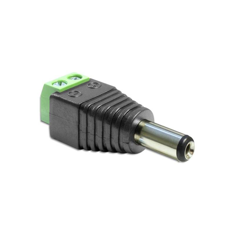 DELOCK Adapter Terminalblock 2pin -> DC 2,5 x 5,5mm St von Delock