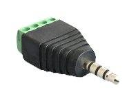 DELOCK Adapter Terminalblock 4Pin -> 3,5mm Klinke Stecker von Delock