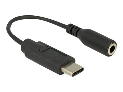 DELOCK Audio Adapter USB Type-C -> 3,5mm St/Bu 0.14m sw DELOCK Audio Adapter USB Type-C -> 3,5mm St/Bu 0.14m sw von Delock