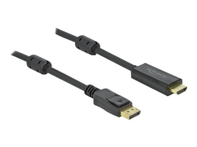DELOCK DisplayPort 1.2 > HDMI Kabel 4K 60Hz 2,0m aktiv von Delock