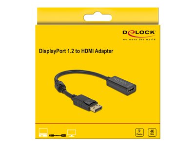 DELOCK Displayport Adapter DP -> HDMI Buchse 4K Passiv schwa von Delock