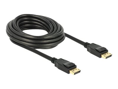 DELOCK Displayport Kabel DP -> DP St/St 5.00m schwarz 4K DELOCK Displayport Kabel DP -> DP St/St 5.00m schwarz 4K von Delock