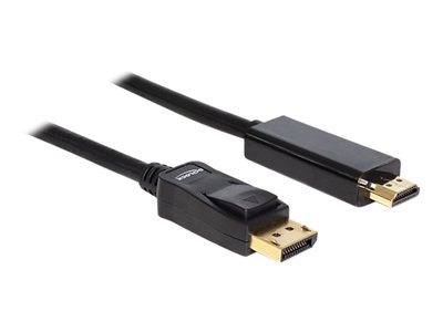 DELOCK Displayport Kabel DP -> HDMI St/St 2.00m schwarz DELOCK Displayport Kabel DP -> HDMI St/St 2.00m schwarz von Delock
