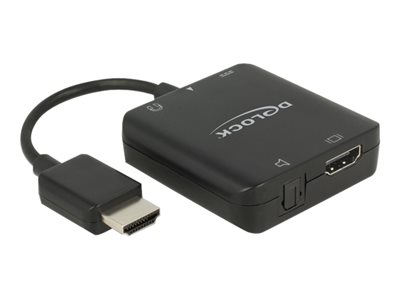DELOCK HDMI Audio Extraktor 4k 60Hz kompakt von Delock