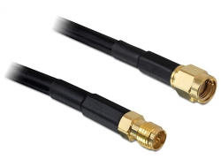 DELOCK HF Kabel RP-SMA -> RP-SMA St/Bu 2.00m DELOCK HF Kabel RP-SMA -> RP-SMA St/Bu 2.00m von Delock