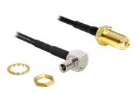 DELOCK HF Kabel SMA -> TS-9 90° Bu/St 0.17m DELOCK HF Kabel SMA -> TS-9 90° Bu/St 0.17m von Delock