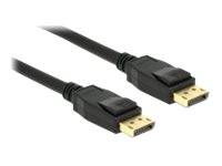 DELOCK Kabel DP 1.2 -> DP St/St 0.5m schwarz 4K 60Hz von Delock