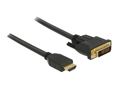 DELOCK Kabel HDMI > DVI 24+1 bidirektional 2.00m schwarz DELOCK Kabel HDMI > DVI 24+1 bidirektional 2.00m schwarz von Delock