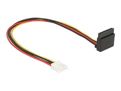 DELOCK Kabel Power Floppy 4Pin Bu > SATA 15Pin Bu 0.30m von Delock
