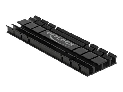 DELOCK Kühlkörper flach 70mm für M.2 Modul schwarz DELOCK Kühlkörper flach 70mm für M.2 Modul schwarz von Delock