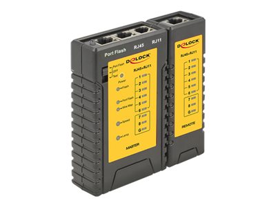 DELOCK Netzwerk Tester RJ45/RJ12 LED Portfinder-Funkt. DELOCK Netzwerk Tester RJ45/RJ12 LED Portfinder-Funkt. von Delock