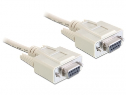 DELOCK Nullmodemkabel D-Sub9 -> D-Sub9 Bu/Bu 1.80m DELOCK Nullmodemkabel D-Sub9 -> D-Sub9 Bu/Bu 1.80m von Delock
