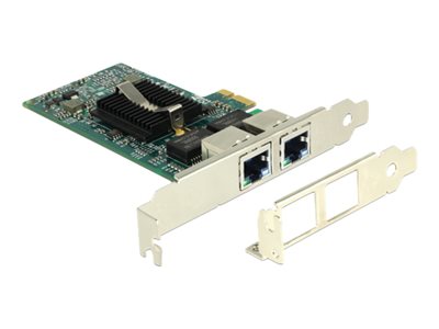 DELOCK PCI Express x1 Karte 2 x RJ45 Gigabit LAN i82576 DELOCK PCI Express x1 Karte 2 x RJ45 Gigabit LAN i82576 von Delock