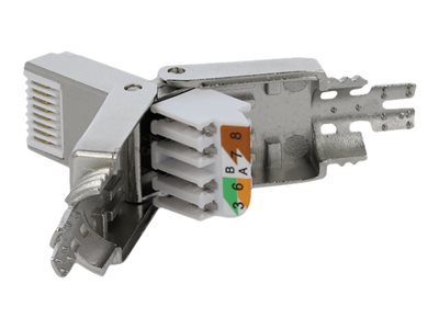 DELOCK RJ45 Stecker Cat.6A STP werkzeugfrei von Delock
