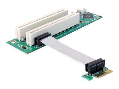 DELOCK Riser Card PCIe x1 -> 2x PCI 32bit DELOCK Riser Card PCIe x1 -> 2x PCI 32bit von Delock