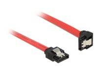 DELOCK SATA-Kabel SATA III -> SATA down St/St 0.30m rot Clip von Delock
