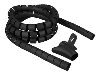 DELOCK Spiralschlauch m. Einziehwerkzeug 2,5m x 30mm schwarz DELOCK Spiralschlauch m. Einziehwerkzeug 2,5m x 30mm schwarz von Delock