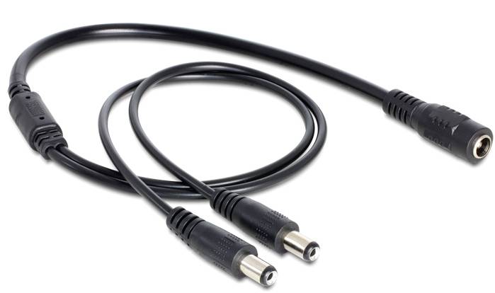 DELOCK Stromkabel DC 5,5 x 2,1mm 1x Bu -> 2x St DELOCK Stromkabel DC 5,5 x 2,1mm 1x Bu -> 2x St von Delock