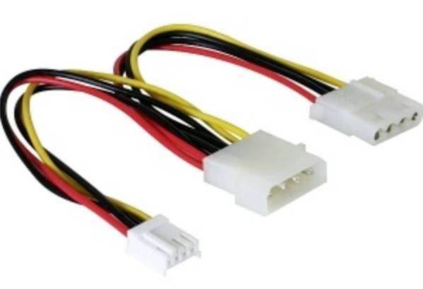 DELOCK Stromkabel Molex 4Pin -> Molex 4Pin +3,5 FDD DELOCK Stromkabel Molex 4Pin -> Molex 4Pin +3,5 FDD von Delock