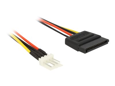 DELOCK Stromkabel SATA 15Pin -> Floppy 4Pin St/St 0.15m von Delock