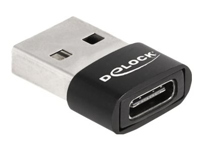 DELOCK USB 2.0 Adapter USB Typ-A St > USB Type-C Bu schwarz von Delock