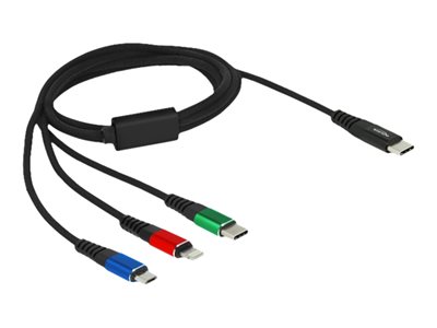 DELOCK USB-C Ladekabel 3 in 1 DELOCK USB-C Ladekabel 3 in 1 von Delock
