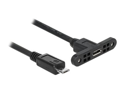 DELOCK USB-Kabel 2.0 Micro B -> Micro-B Bu/St Einbau 0 DELOCK USB-Kabel 2.0 Micro B -> Micro-B Bu/St Einbau 0 von Delock