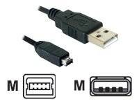 DELOCK USB Kabel A -> miniB 4Pin St/St 1.50m DELOCK USB Kabel A -> miniB 4Pin St/St 1.50m von Delock