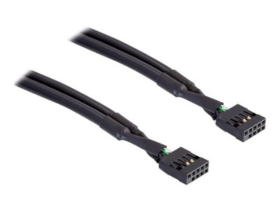 DELOCK USB Kabel Pinheader 10Pin -> 10Pin Bu/Bu 0.50m von Delock
