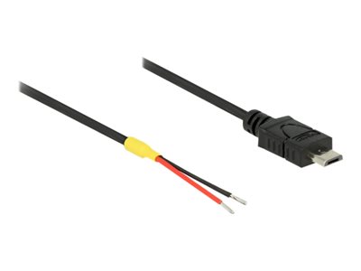 DELOCK USB Mikro-B St -> 2x offene Kabelenden Strom 0.2m von Delock