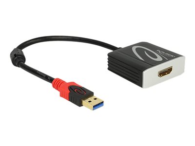 DELOCK USB3.0 Kabel A -> HDMI A St/Bu 0.20m schwarz von Delock