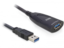 DELOCK USB3.0 Verl. A -> A St/Bu 5.00m aktiv von Delock