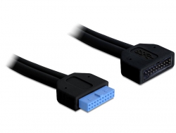 DELOCK USB3.0 Verl. Pinheader 19Pin -> 19pin St/Bu 0.45M DELOCK USB3.0 Verl. Pinheader 19Pin -> 19pin St/Bu 0.45M von Delock